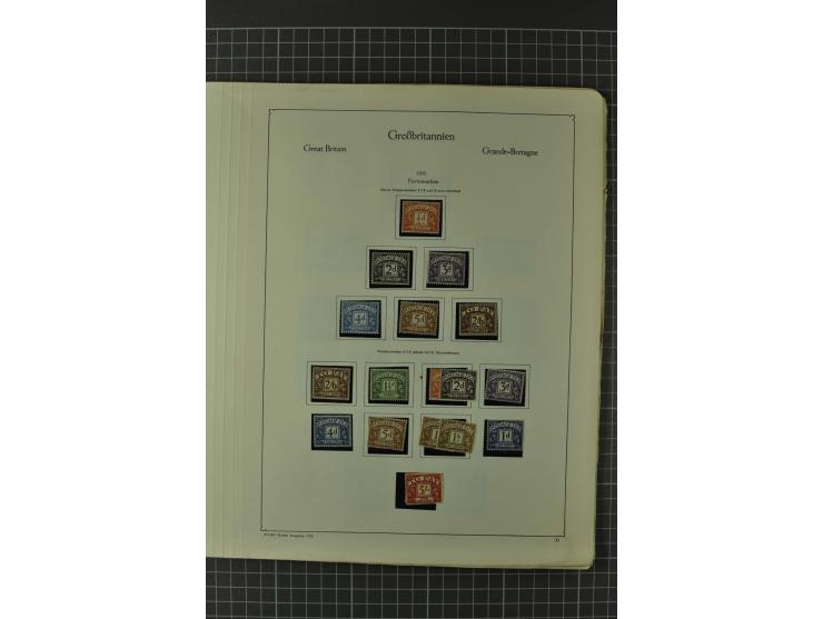 1840/1960, vorwiegend gestempelte Sammlung mit vielen guten Ausgaben, dabei Mi.-Nr. 1(3), 2 im Paar und als Dreierstreifen, M