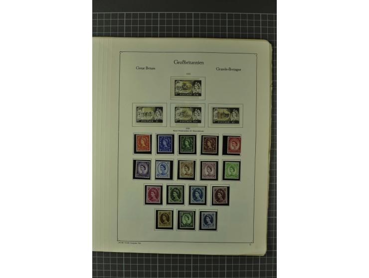 1840/1960, vorwiegend gestempelte Sammlung mit vielen guten Ausgaben, dabei Mi.-Nr. 1(3), 2 im Paar und als Dreierstreifen, M