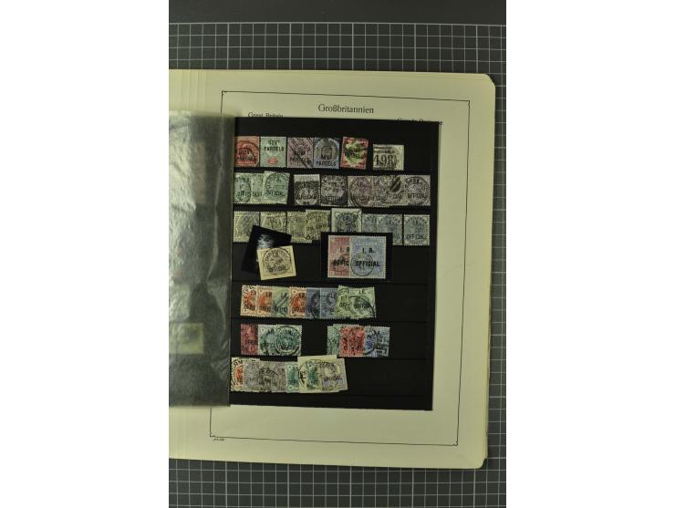 1840/1960, vorwiegend gestempelte Sammlung mit vielen guten Ausgaben, dabei Mi.-Nr. 1(3), 2 im Paar und als Dreierstreifen, M