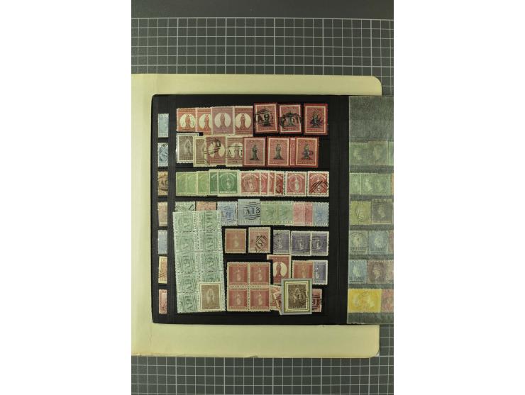 1855/1940 (ca.), ungebrauchte und gestempelte, äußerst reichhaltige Sammlung mit sehr vielen guten Werten, teils mehrfach, da