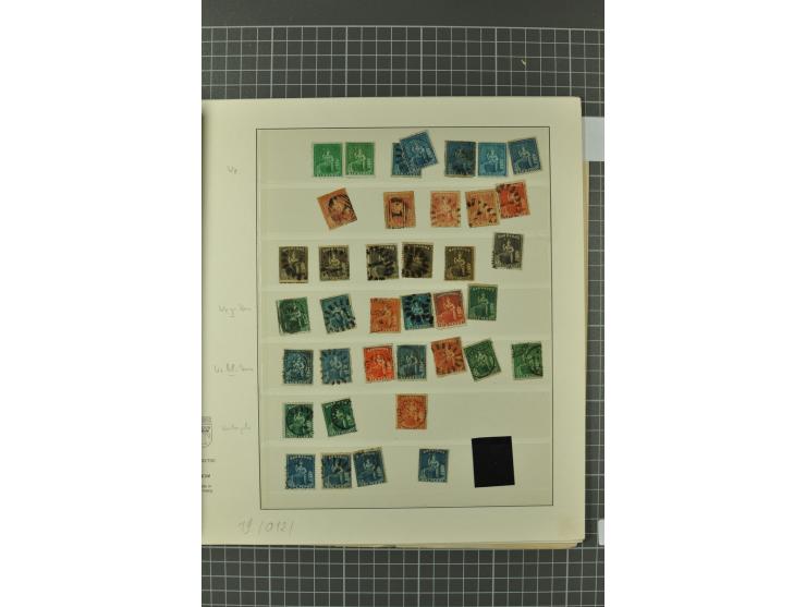 1855/1940 (ca.), ungebrauchte und gestempelte, äußerst reichhaltige Sammlung mit sehr vielen guten Werten, teils mehrfach, da