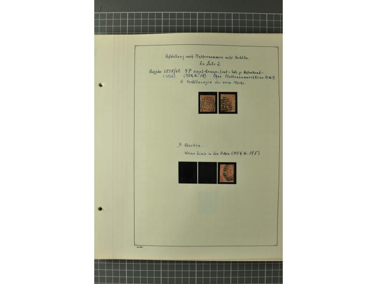 1855/1940 (ca.), ungebrauchte und gestempelte, äußerst reichhaltige Sammlung mit sehr vielen guten Werten, teils mehrfach, da