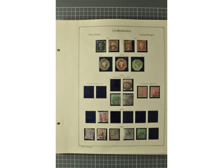 1855/1940 (ca.), ungebrauchte und gestempelte, äußerst reichhaltige Sammlung mit sehr vielen guten Werten, teils mehrfach, da