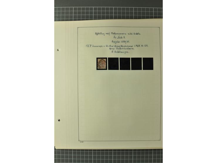 1855/1940 (ca.), ungebrauchte und gestempelte, äußerst reichhaltige Sammlung mit sehr vielen guten Werten, teils mehrfach, da