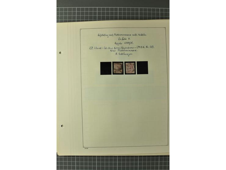 1855/1940 (ca.), ungebrauchte und gestempelte, äußerst reichhaltige Sammlung mit sehr vielen guten Werten, teils mehrfach, da
