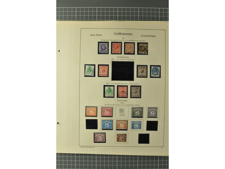 1855/1940 (ca.), ungebrauchte und gestempelte, äußerst reichhaltige Sammlung mit sehr vielen guten Werten, teils mehrfach, da