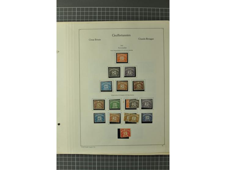 1855/1940 (ca.), ungebrauchte und gestempelte, äußerst reichhaltige Sammlung mit sehr vielen guten Werten, teils mehrfach, da