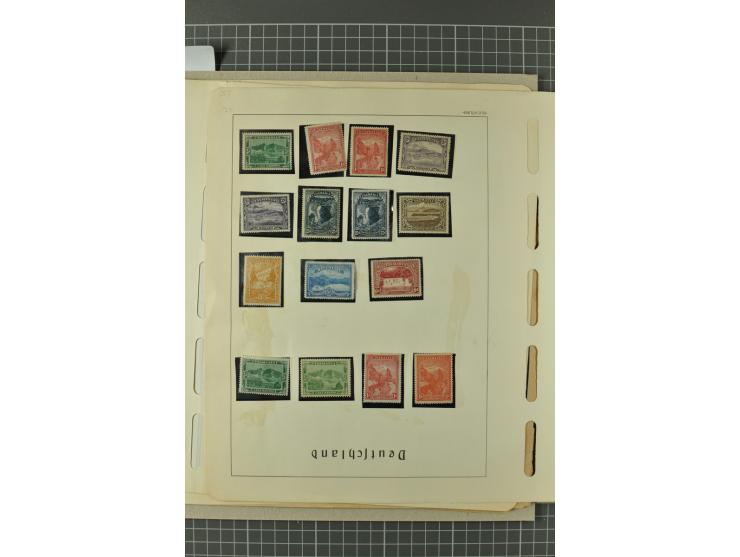 AUSTRALISCHE STAATEN: 1850/1912, ungebrauchter und gestempelter alter Sammlungsbestand, dabei u.a. NSW Sidney View alle drei 
