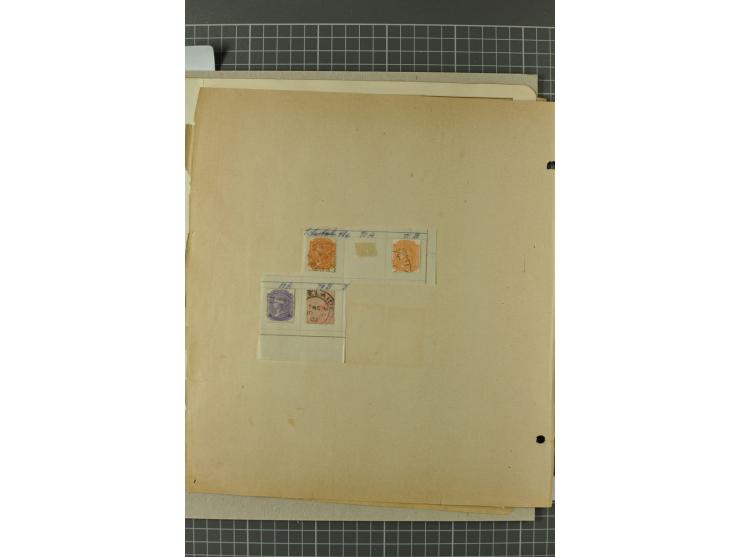 AUSTRALISCHE STAATEN: 1850/1912, ungebrauchter und gestempelter alter Sammlungsbestand, dabei u.a. NSW Sidney View alle drei 