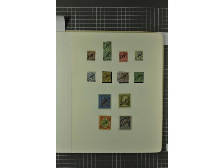 1863/1970, postfrische, ungebrauchte und gestempelte Sammlung mit u.a. Mi.-Nr. 82-96 etc.