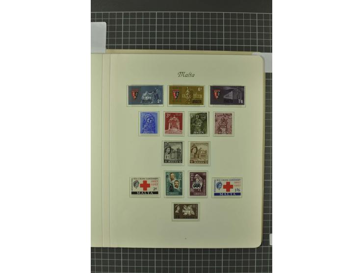 1863/1970, postfrische, ungebrauchte und gestempelte Sammlung mit u.a. Mi.-Nr. 82-96 etc.