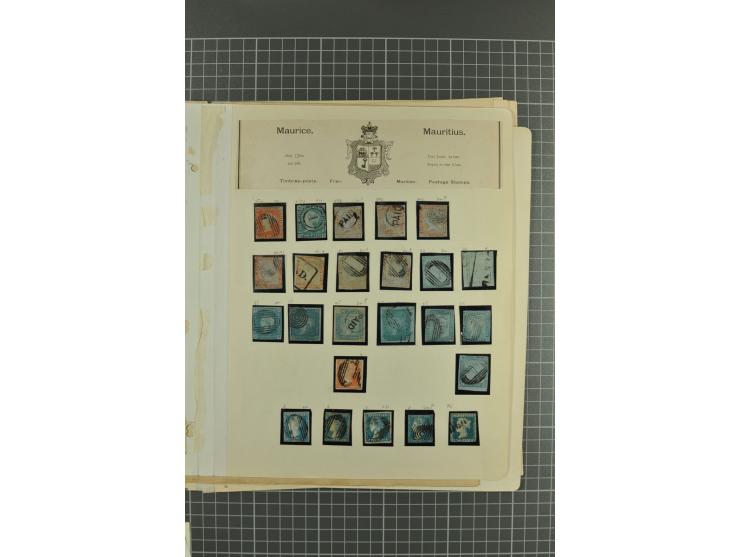 1854/1920 (ca.), ungebrauchte und meist gestempelte  Sammlung mit allein über 20 Werten ex Mi.-Nr. 3III bis 8, diese wie meis