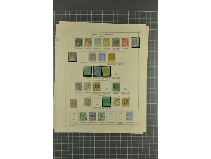 1854/1920 (ca.), ungebrauchte und meist gestempelte  Sammlung mit allein über 20 Werten ex Mi.-Nr. 3III bis 8, diese wie meis