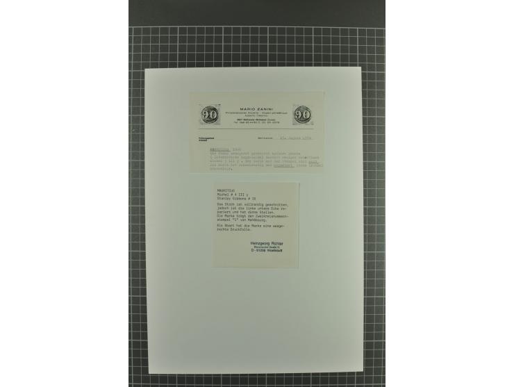1854/1920 (ca.), ungebrauchte und meist gestempelte  Sammlung mit allein über 20 Werten ex Mi.-Nr. 3III bis 8, diese wie meis