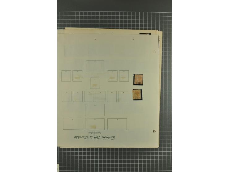 1854/1920 (ca.), ungebrauchte und meist gestempelte  Sammlung mit allein über 20 Werten ex Mi.-Nr. 3III bis 8, diese wie meis
