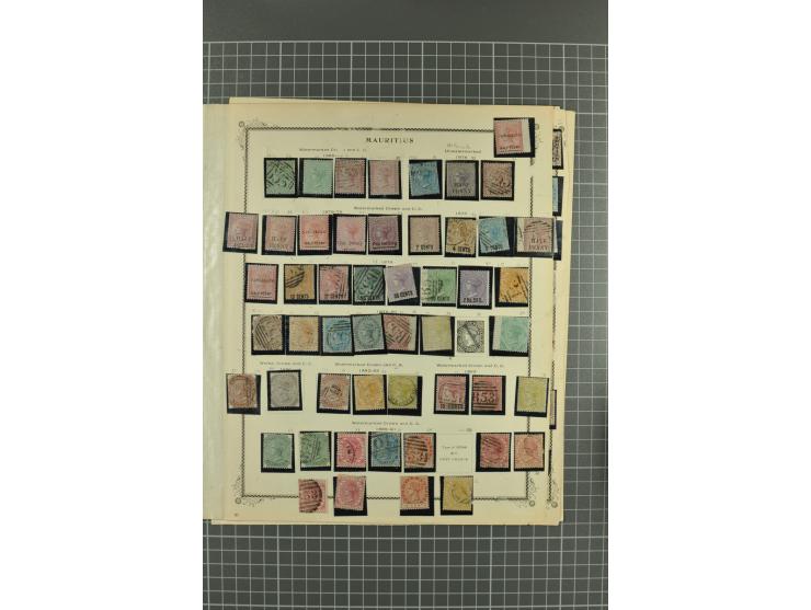 1854/1920 (ca.), ungebrauchte und meist gestempelte  Sammlung mit allein über 20 Werten ex Mi.-Nr. 3III bis 8, diese wie meis