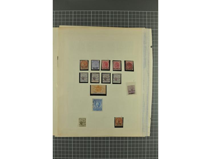 1854/1920 (ca.), ungebrauchte und meist gestempelte  Sammlung mit allein über 20 Werten ex Mi.-Nr. 3III bis 8, diese wie meis