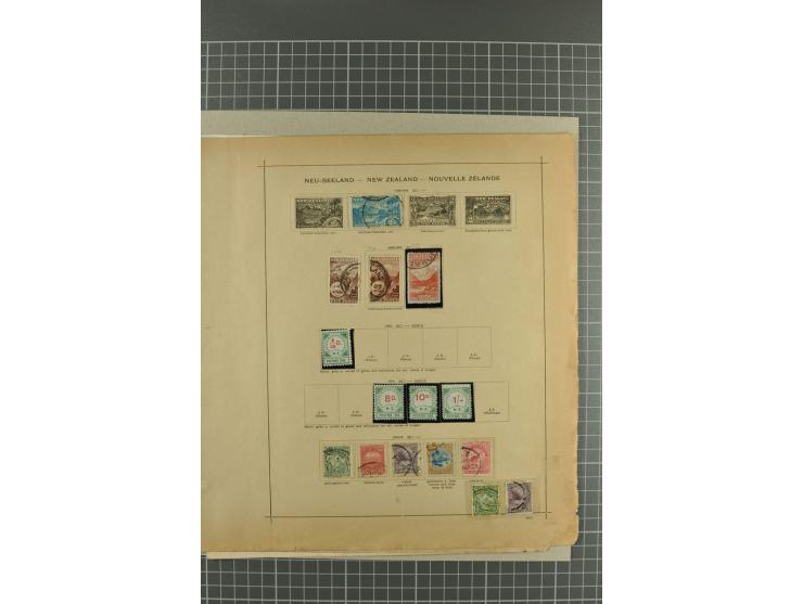1855/1910 (ca.), ungebrauchte und gestempelte Partie auf alten Blättern, dabei viele gute Werte, frühe Werte oft fehlerhaft, 
