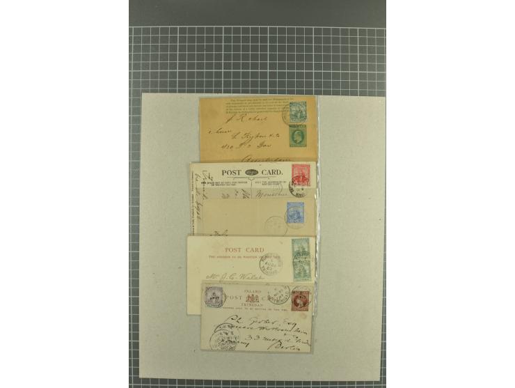 TRINIDAD: 1851/59, sehr saubere, meist gestempelte kleine Sammlung, dabei Atteste für SG-Nr. 15 und 16, dazu 5 spätere Briefe