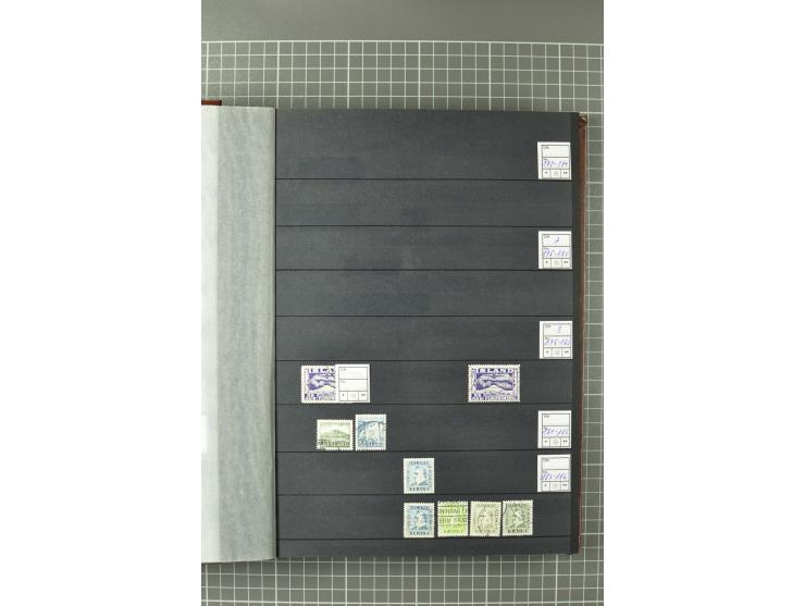1876/2002, postfrische, ungebrauchte und gestempelte Sammlung mit u.a. Mi.-Nr. 119-20, 124 (4er-Block), 142/46 (2) etc.