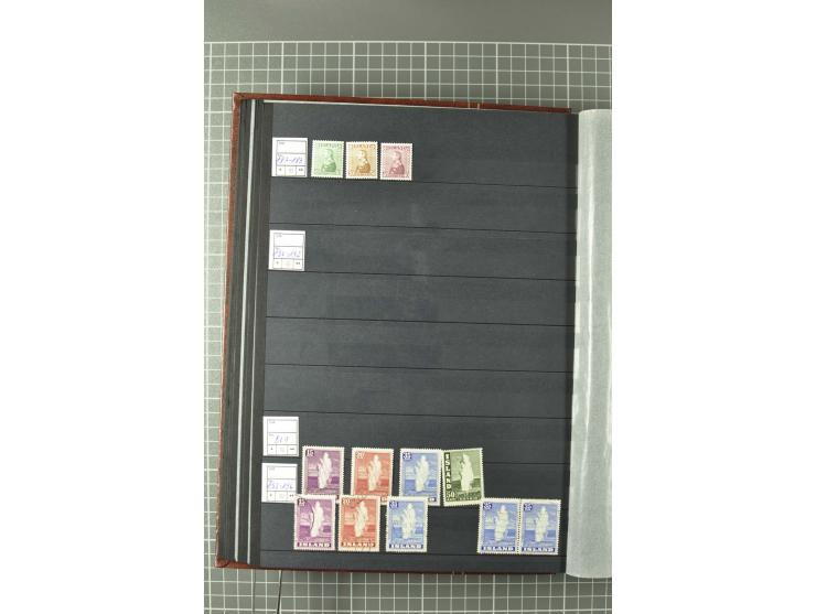 1876/2002, postfrische, ungebrauchte und gestempelte Sammlung mit u.a. Mi.-Nr. 119-20, 124 (4er-Block), 142/46 (2) etc.