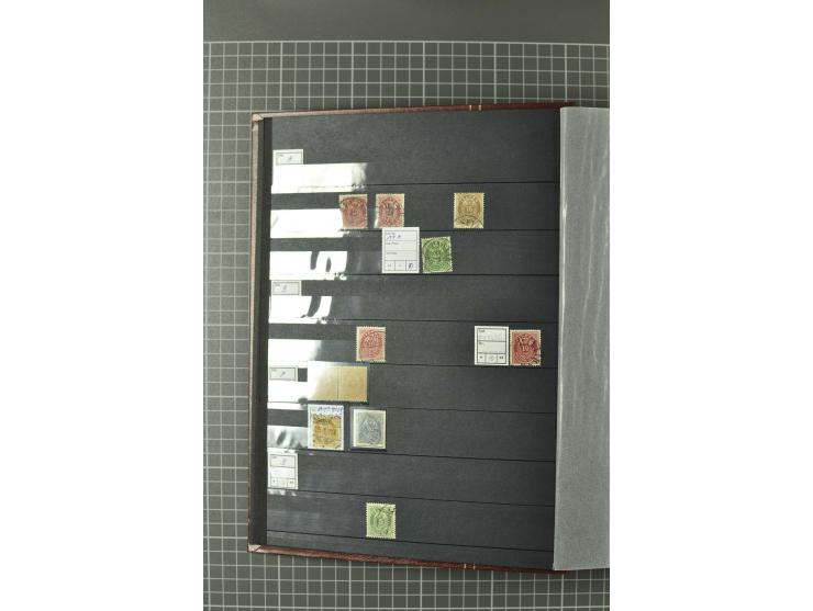 1876/2002, postfrische, ungebrauchte und gestempelte Sammlung mit u.a. Mi.-Nr. 119-20, 124 (4er-Block), 142/46 (2) etc.