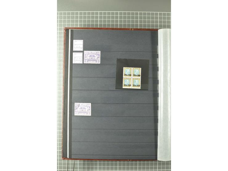 1876/2002, postfrische, ungebrauchte und gestempelte Sammlung mit u.a. Mi.-Nr. 119-20, 124 (4er-Block), 142/46 (2) etc.
