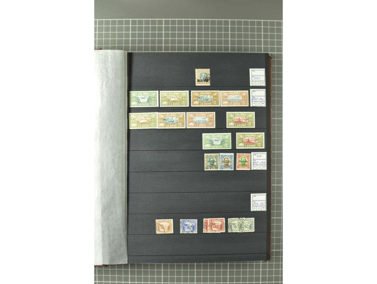 1876/2002, postfrische, ungebrauchte und gestempelte Sammlung mit u.a. Mi.-Nr. 119-20, 124 (4er-Block), 142/46 (2) etc.