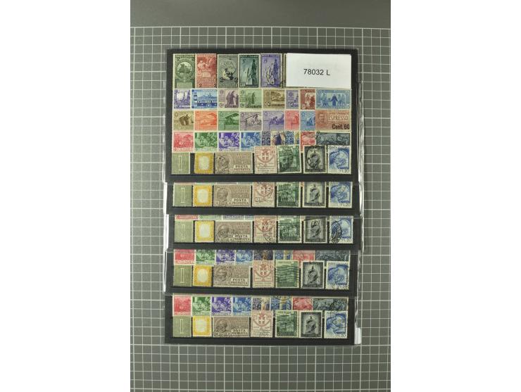 1852/1992 (ca.), interessante Partie mit besseren Werten, Abarten, etc., dabei u.a. optisch sehr schönes Savoyer Kreuz, Kirch