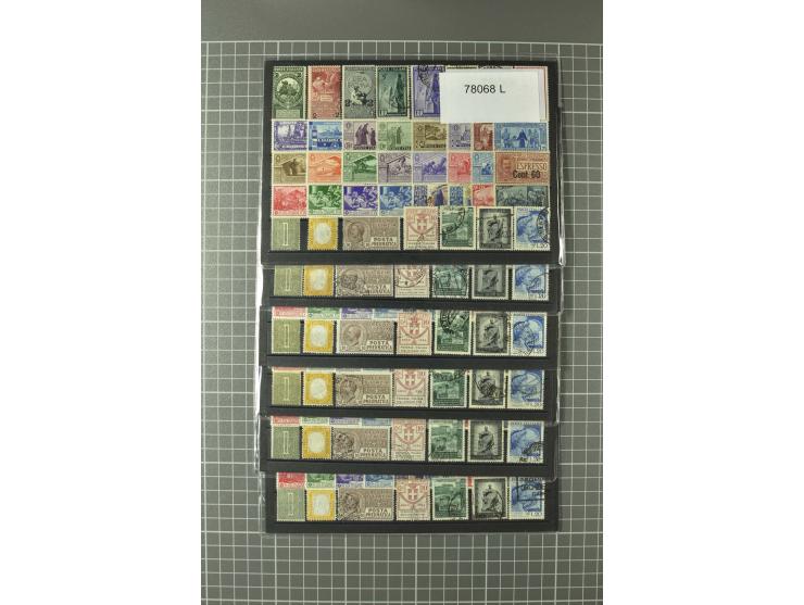 1852/1992 (ca.), interessante Partie mit besseren Werten, Abarten, etc., dabei u.a. optisch sehr schönes Savoyer Kreuz, Kirch