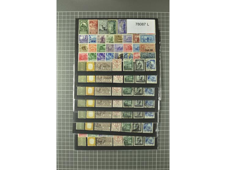 1852/1992 (ca.), interessante Partie mit besseren Werten, Abarten, etc., dabei u.a. optisch sehr schönes Savoyer Kreuz, Kirch