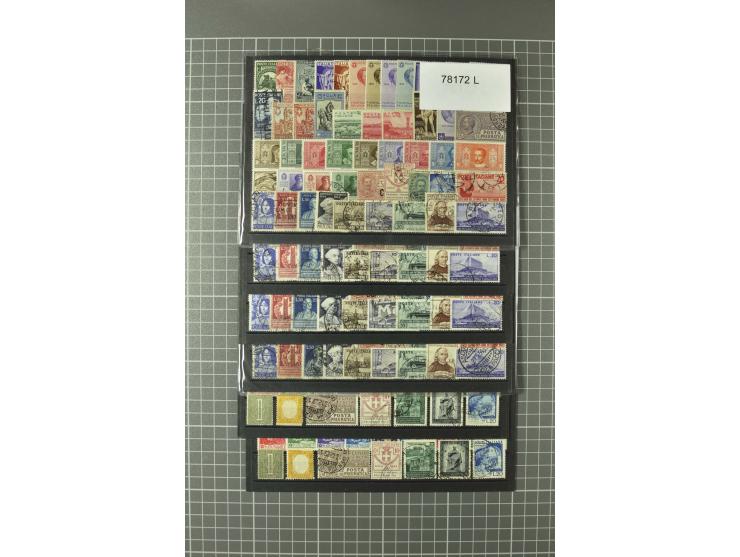 1852/1992 (ca.), interessante Partie mit besseren Werten, Abarten, etc., dabei u.a. optisch sehr schönes Savoyer Kreuz, Kirch