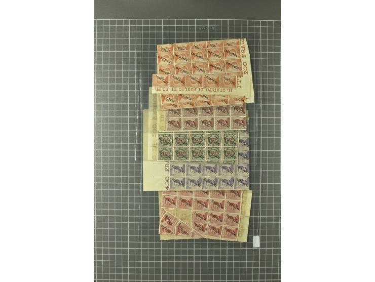 1852/1992 (ca.), interessante Partie mit besseren Werten, Abarten, etc., dabei u.a. optisch sehr schönes Savoyer Kreuz, Kirch