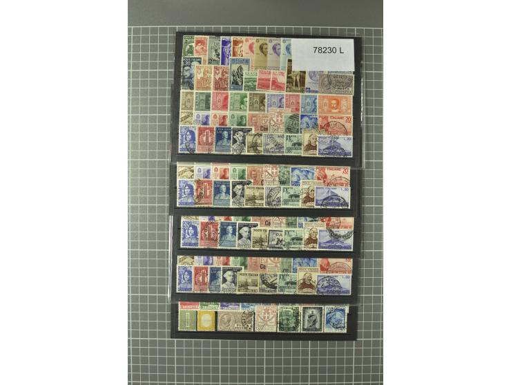 1852/1992 (ca.), interessante Partie mit besseren Werten, Abarten, etc., dabei u.a. optisch sehr schönes Savoyer Kreuz, Kirch