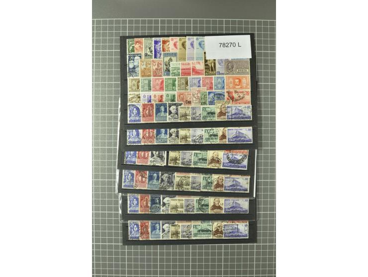 1852/1992 (ca.), interessante Partie mit besseren Werten, Abarten, etc., dabei u.a. optisch sehr schönes Savoyer Kreuz, Kirch