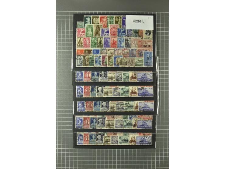 1852/1992 (ca.), interessante Partie mit besseren Werten, Abarten, etc., dabei u.a. optisch sehr schönes Savoyer Kreuz, Kirch
