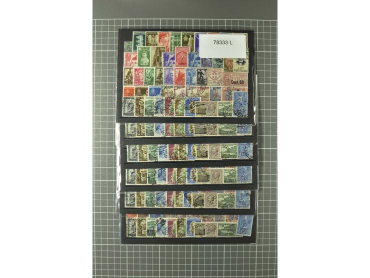 1852/1992 (ca.), interessante Partie mit besseren Werten, Abarten, etc., dabei u.a. optisch sehr schönes Savoyer Kreuz, Kirch
