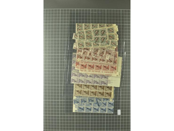1852/1992 (ca.), interessante Partie mit besseren Werten, Abarten, etc., dabei u.a. optisch sehr schönes Savoyer Kreuz, Kirch