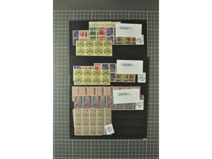 1852/1992 (ca.), interessante Partie mit besseren Werten, Abarten, etc., dabei u.a. optisch sehr schönes Savoyer Kreuz, Kirch