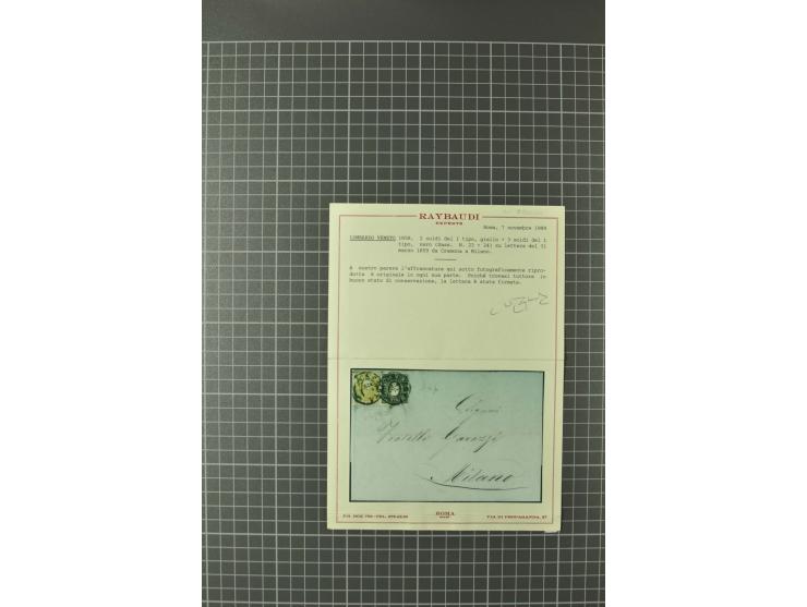 1852/1992 (ca.), interessante Partie mit besseren Werten, Abarten, etc., dabei u.a. optisch sehr schönes Savoyer Kreuz, Kirch