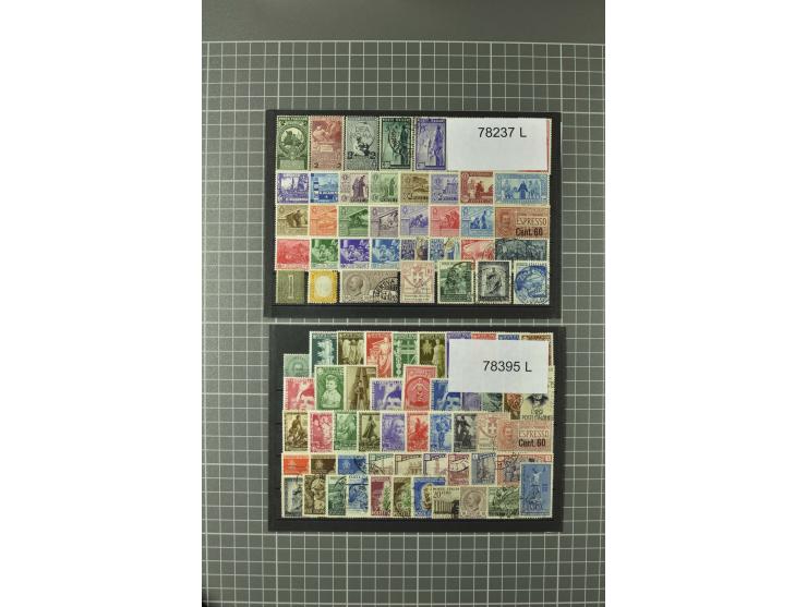 1852/1992 (ca.), interessante Partie mit besseren Werten, Abarten, etc., dabei u.a. optisch sehr schönes Savoyer Kreuz, Kirch