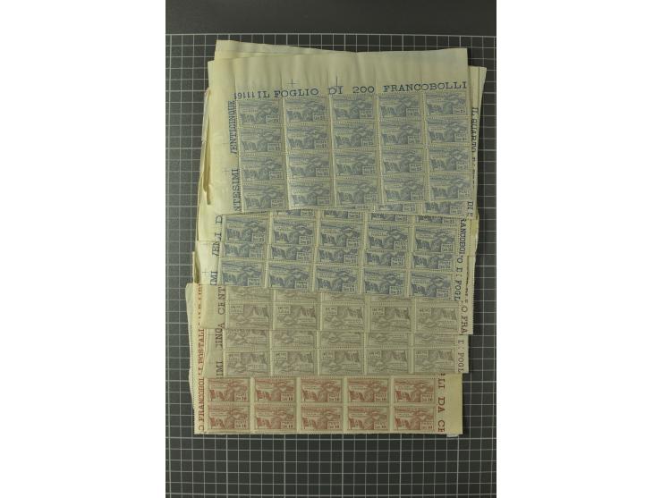 1852/1992 (ca.), interessante Partie mit besseren Werten, Abarten, etc., dabei u.a. optisch sehr schönes Savoyer Kreuz, Kirch