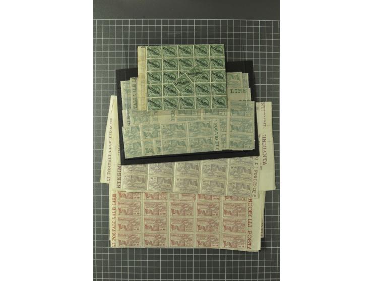 1852/1992 (ca.), interessante Partie mit besseren Werten, Abarten, etc., dabei u.a. optisch sehr schönes Savoyer Kreuz, Kirch