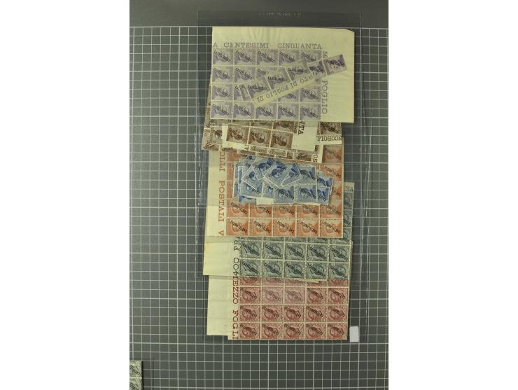 1852/1992 (ca.), interessante Partie mit besseren Werten, Abarten, etc., dabei u.a. optisch sehr schönes Savoyer Kreuz, Kirch
