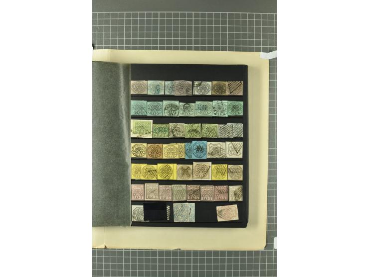 1852/1960, hochinteressante Partie mit dem Schwerpunkt auf den Altitalienischen Staaten, dabei zahlreiche gute Werte u.a. Kir