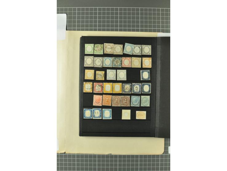1852/1960, hochinteressante Partie mit dem Schwerpunkt auf den Altitalienischen Staaten, dabei zahlreiche gute Werte u.a. Kir