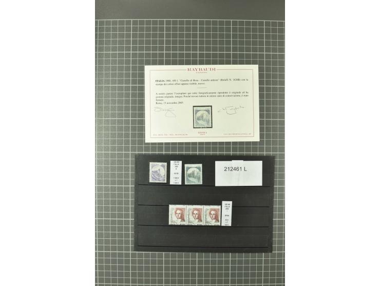 1860/1996 (ca.), interessante Partie von über 3500 Werten, dabei viele bessere Einzelwerte, Abarten, Proben, etc., einiges mi