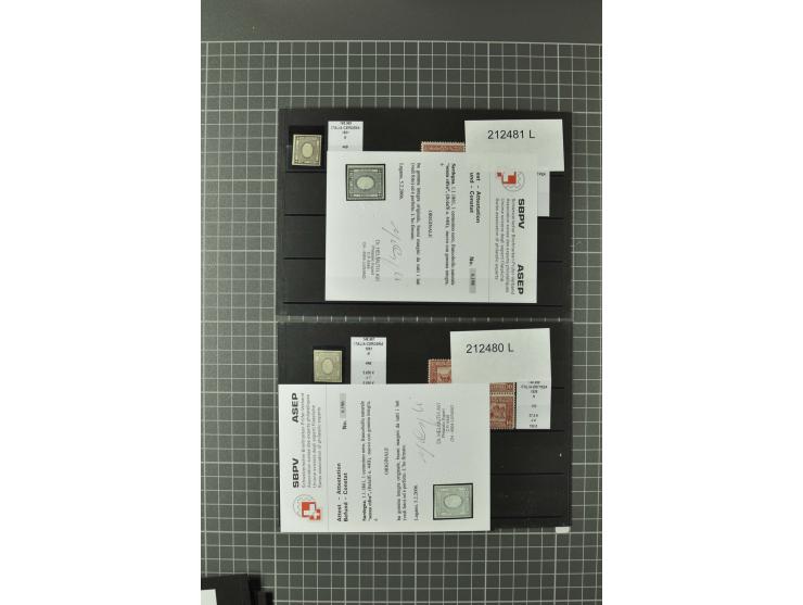 1860/1996 (ca.), interessante Partie von über 3500 Werten, dabei viele bessere Einzelwerte, Abarten, Proben, etc., einiges mi