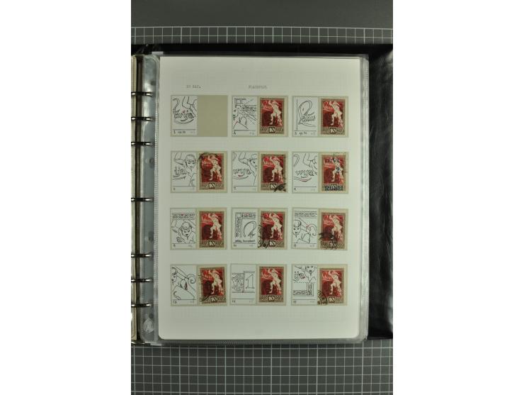 1918/2000, enorm umfangreiche ungebrauchte/postfrische und gestempelte Sammlung mit einer Vielzahl an guten Werten und Besond