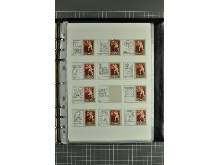 1918/2000, enorm umfangreiche ungebrauchte/postfrische und gestempelte Sammlung mit einer Vielzahl an guten Werten und Besond